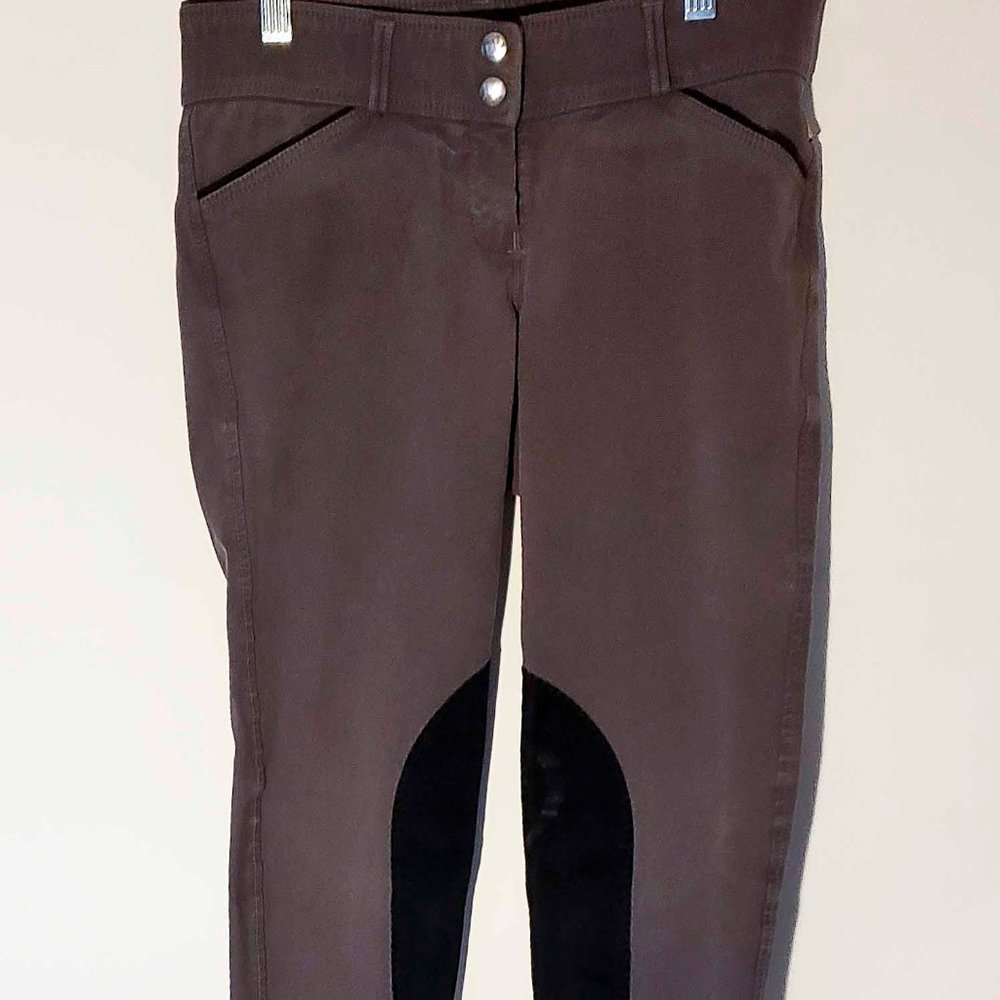 Devon-Aire 575 Fine Riding Attire Gray Riding Breeches Size 28